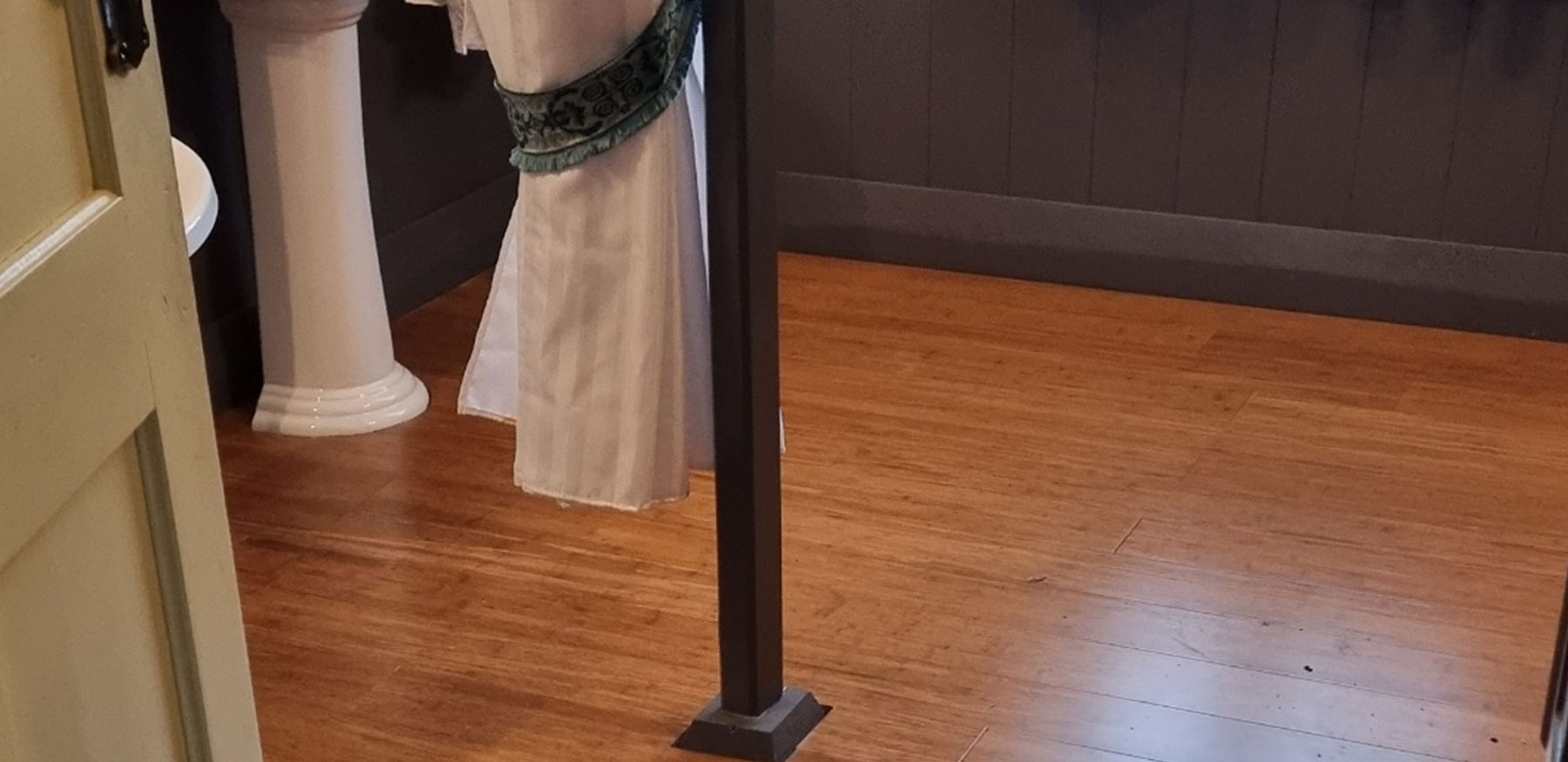 Light Coffee bamboo flooring with furniture styling showing versatility